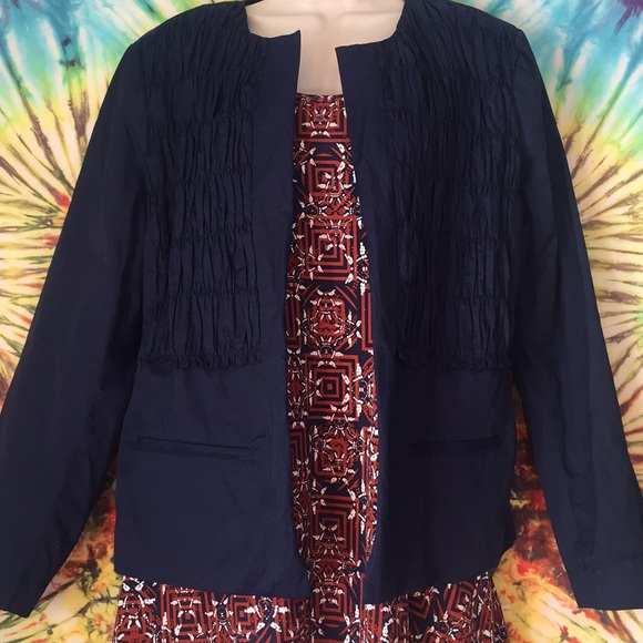 Chico’s Rouched Front Rachel Solid Midnight - Picture 4 of 8